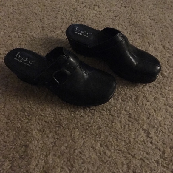 Born Shoes - Born Concept Clogs 7 Black Worn Once